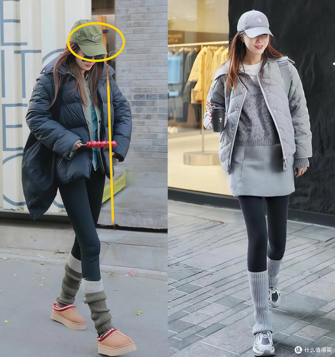 很多人都在穿的“冬服+瑜伽裤”，显高修饰身材，穿上身时髦保暖