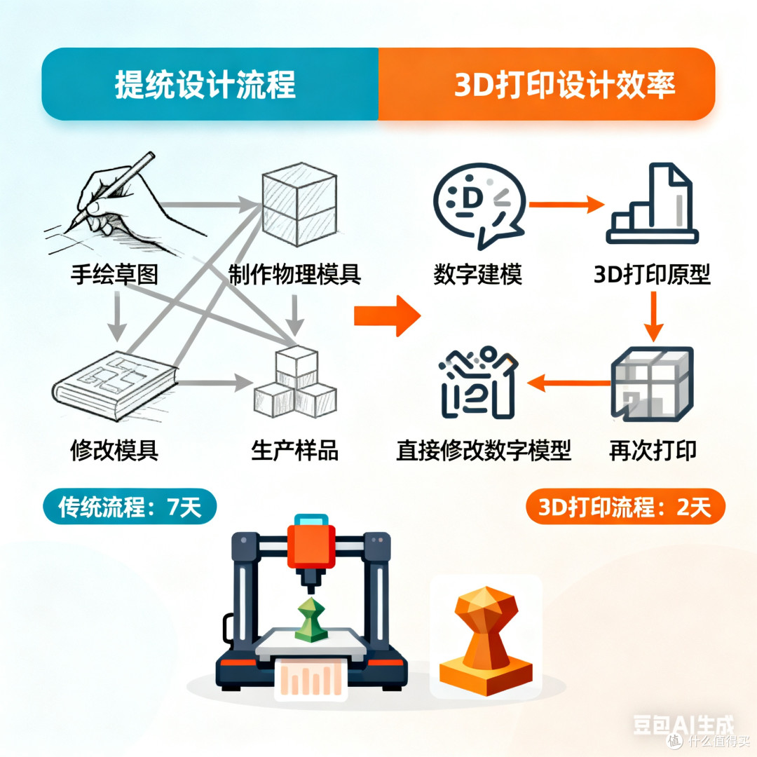 如何用3D打印模型提升设计效率？
