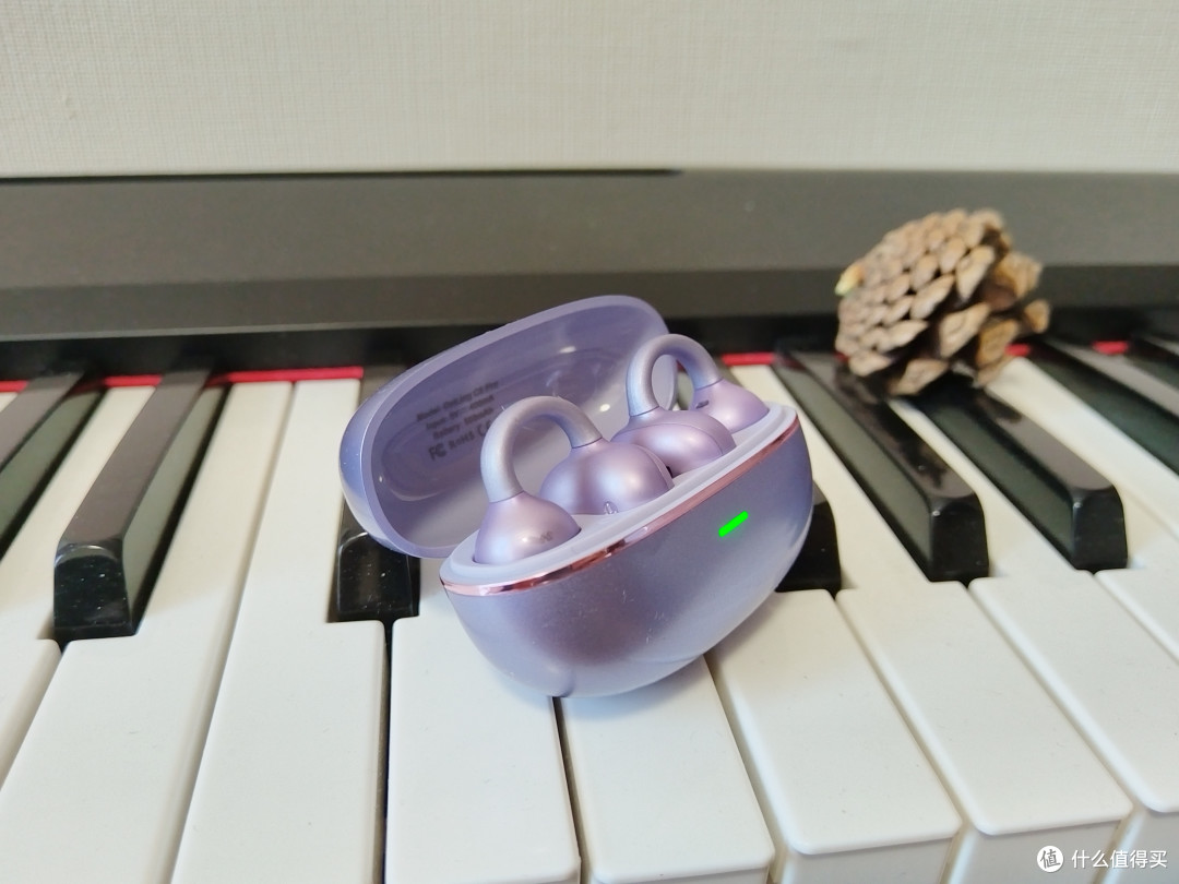流光紫耳夹耳机很懂女生，戴灵C6 Pro，颜值与实力双在线