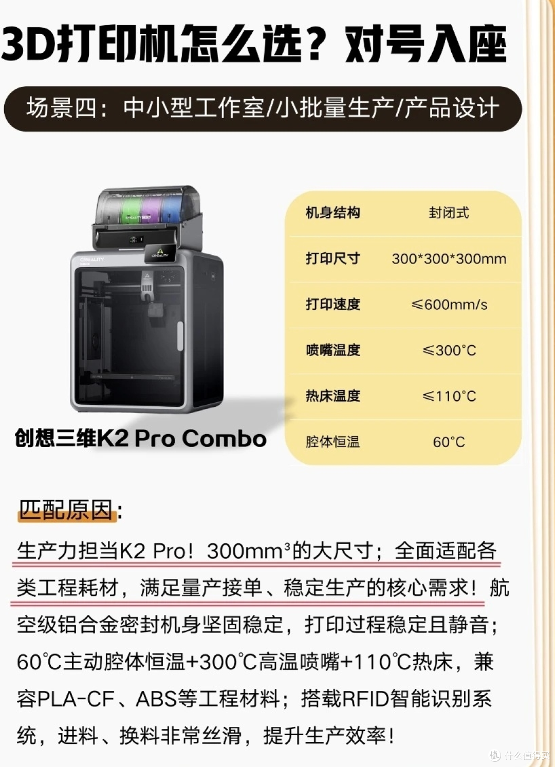 精准选择适合你的3D打印机