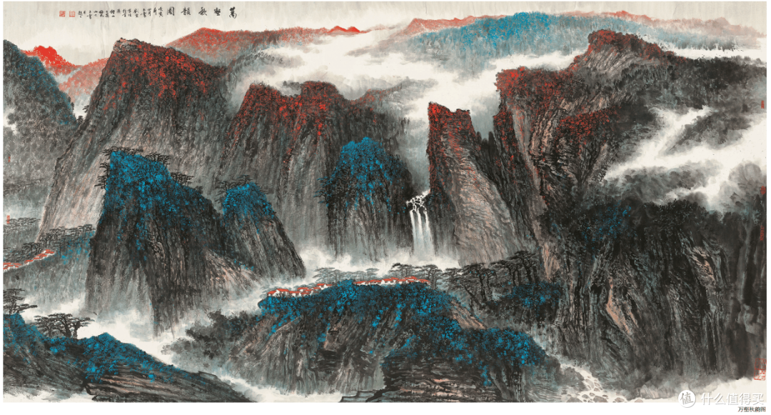 中国文联出版社——出版刘云山水画《万壑秋韵图》作品
