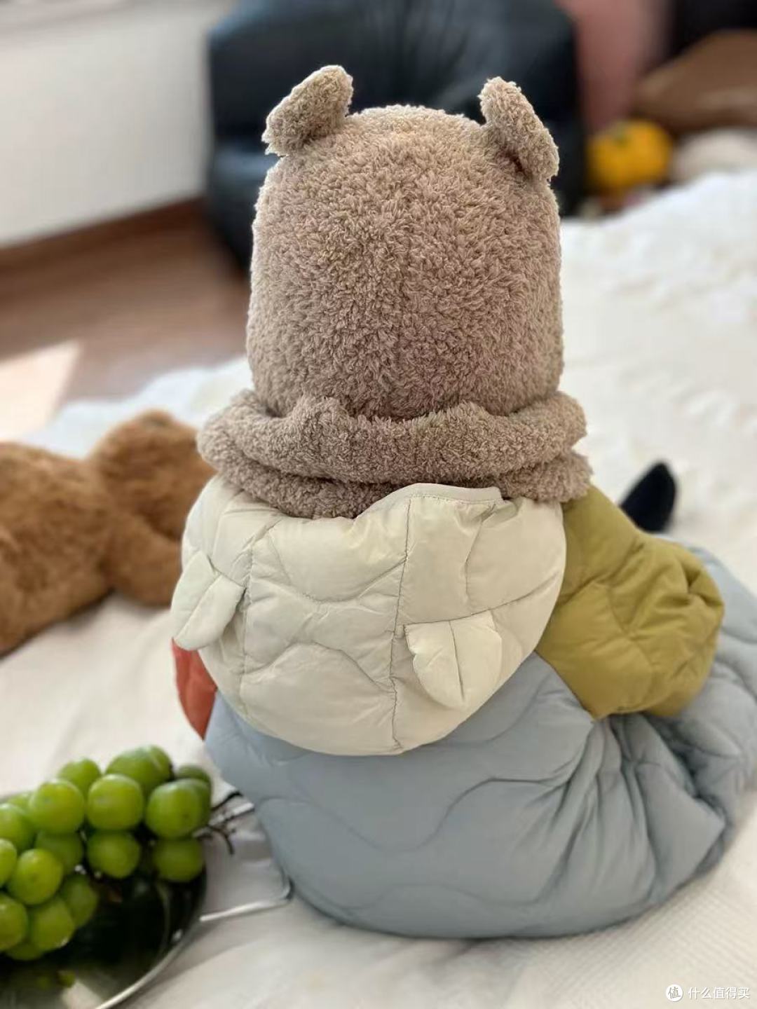 救命!这顶红色婴儿针织帽也太显白了吧❗️小月龄宝宝必入