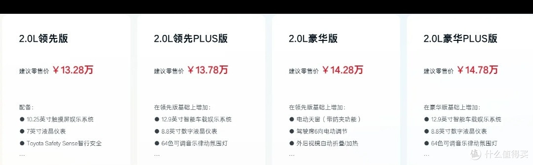 卡罗拉刚发，雷凌L就杀到！多1.2T动力却贵了？