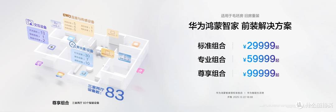 华为鸿蒙智家全新小艺管家重磅升级，智装套餐9999元起