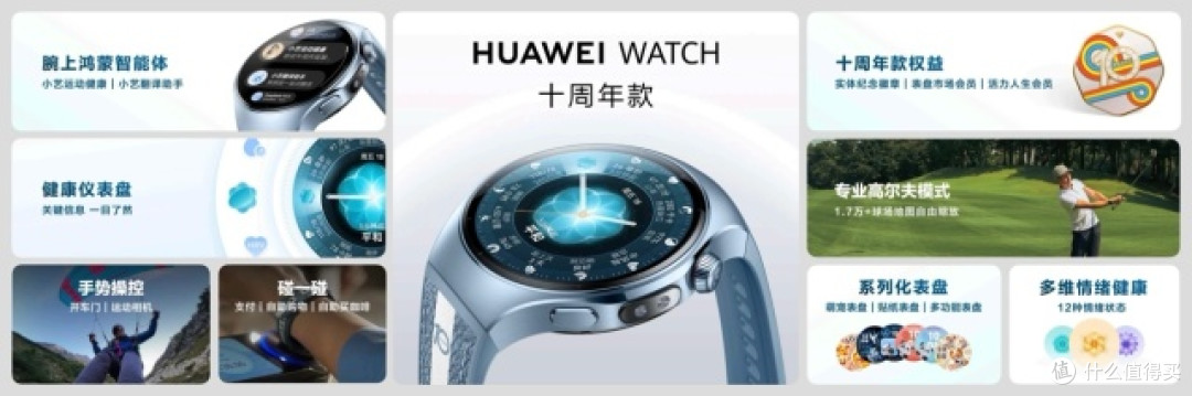 搭载HarmonyOS 6.0,开启新篇章:HUAWEI WATCH 十周年款正式发布
