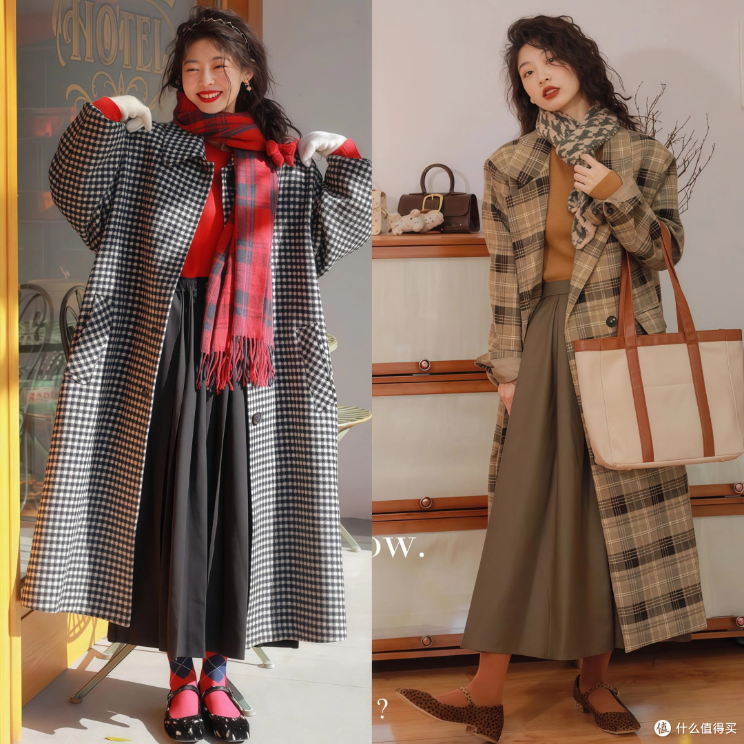 这才是中年女人该有的打扮,头戴帽子、系围巾,保暖不说还很洋气