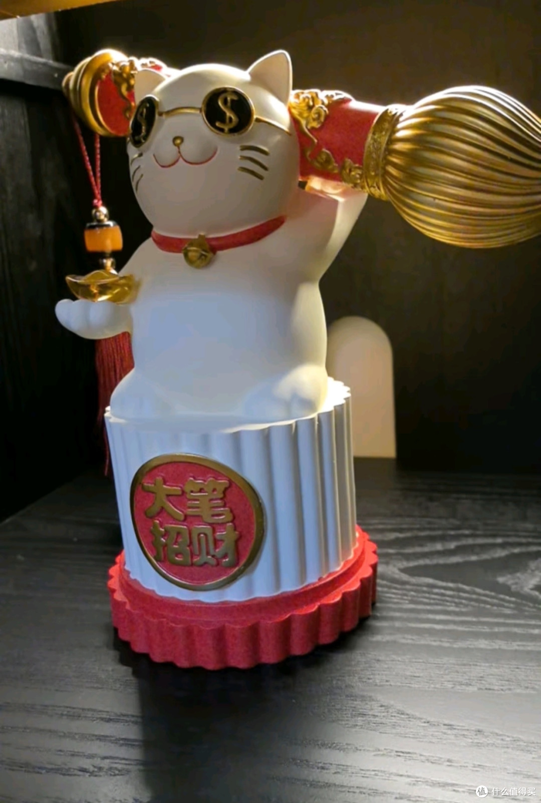 创意桌搭我最爱禾笙堂寓意红运番倍招财猫摆件工艺品客厅