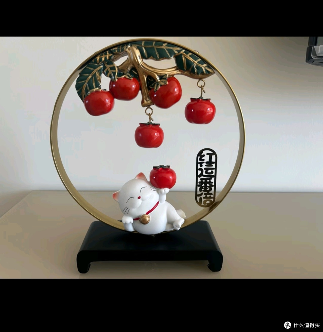 创意桌搭我最爱禾笙堂寓意红运番倍招财猫摆件工艺品客厅