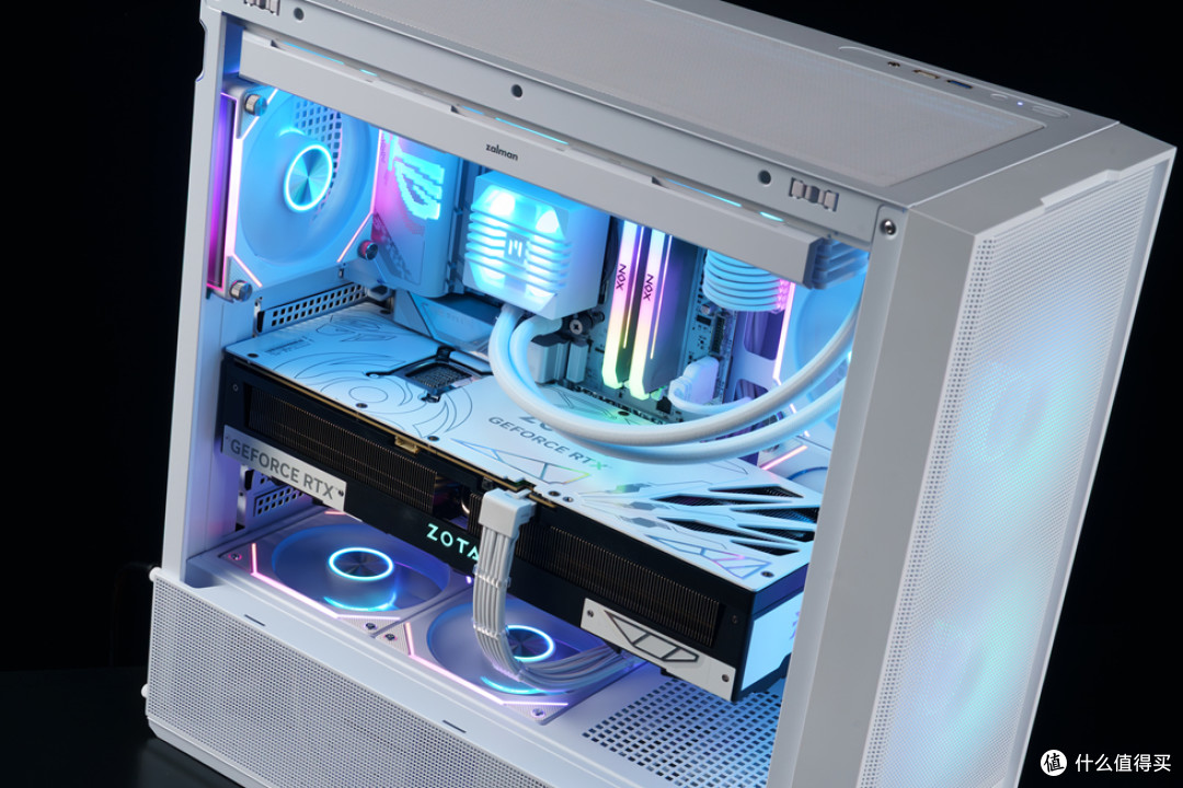 安耐美风屿K1+ROG STRIX X870-A 吹雪S+索泰 RTX 5070Ti 装机分享