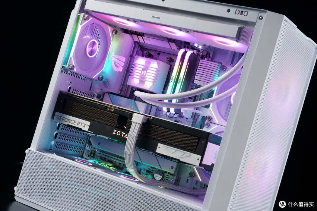 安耐美风屿K1+ROG STRIX X870-A 吹雪S+索泰 RTX 5070Ti 装机分享
