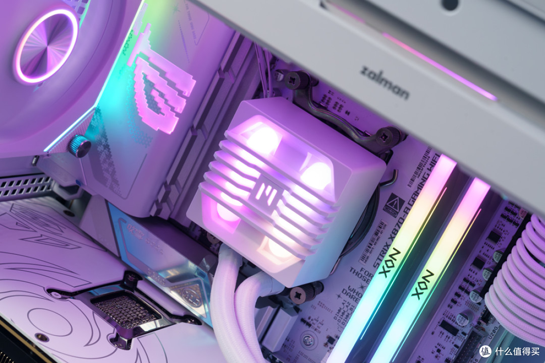 安耐美风屿K1+ROG STRIX X870-A 吹雪S+索泰 RTX 5070Ti 装机分享