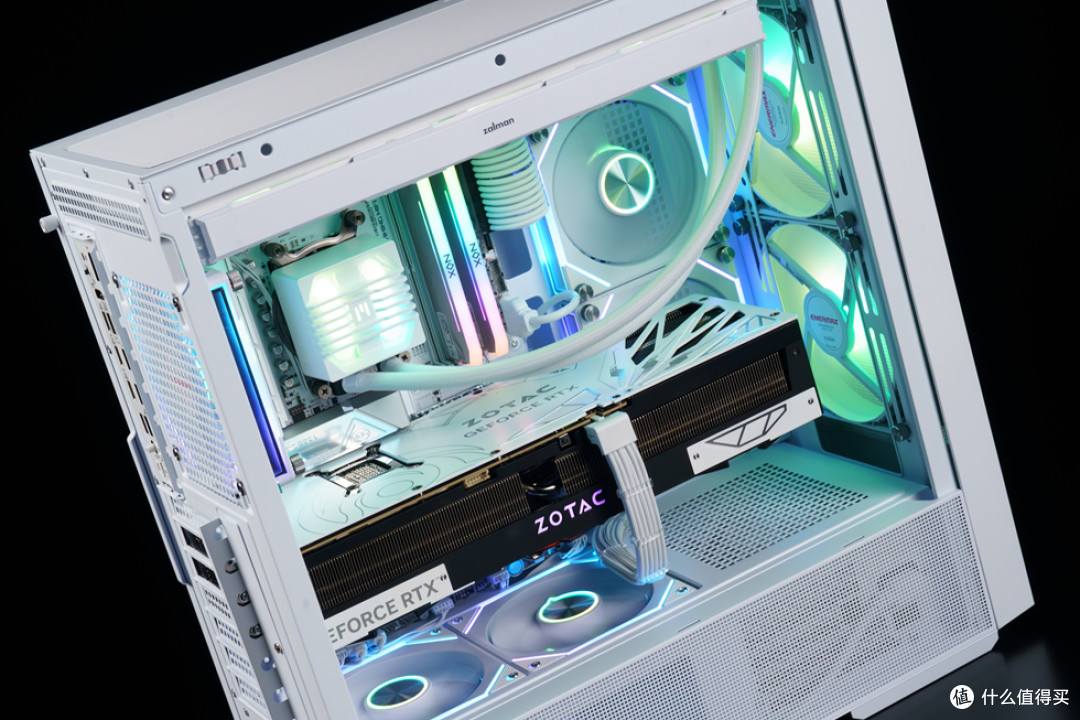 安耐美风屿K1+ROG STRIX X870-A 吹雪S+索泰 RTX 5070Ti 装机分享