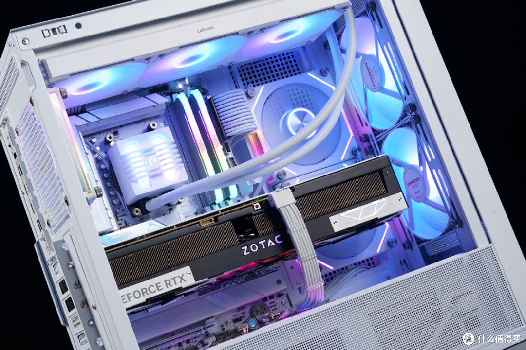 安耐美风屿K1+ROG STRIX X870-A 吹雪S+索泰 RTX 5070Ti 装机分享