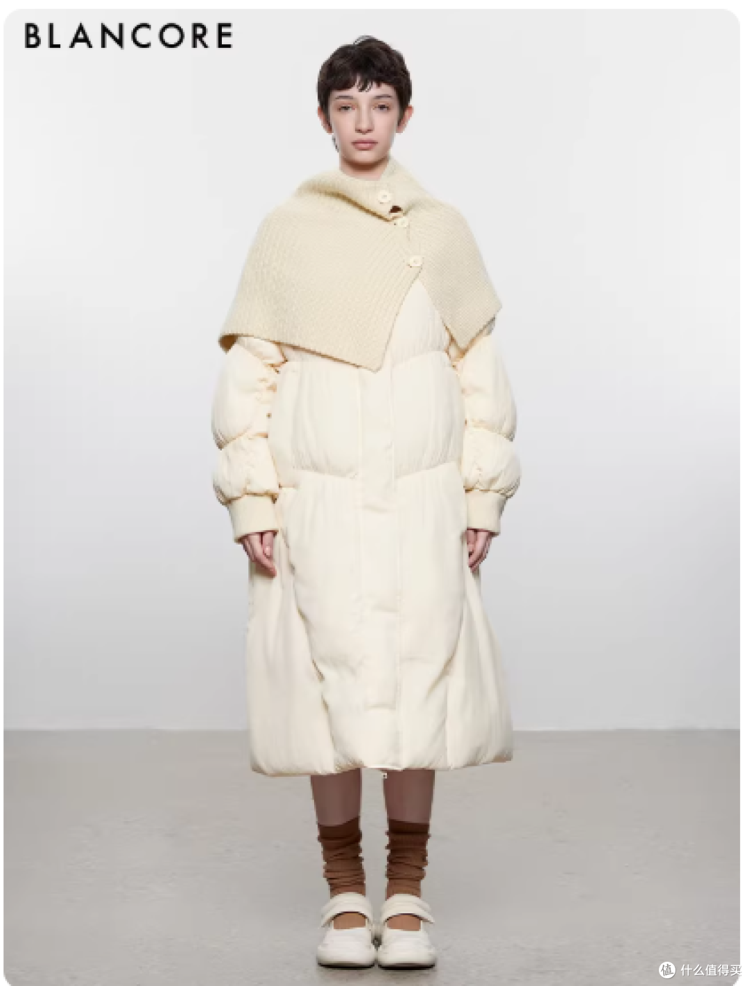 BLANCORERTW蛋奶黄鹅绒羽绒服|冬日氛围感天花板来了❄️