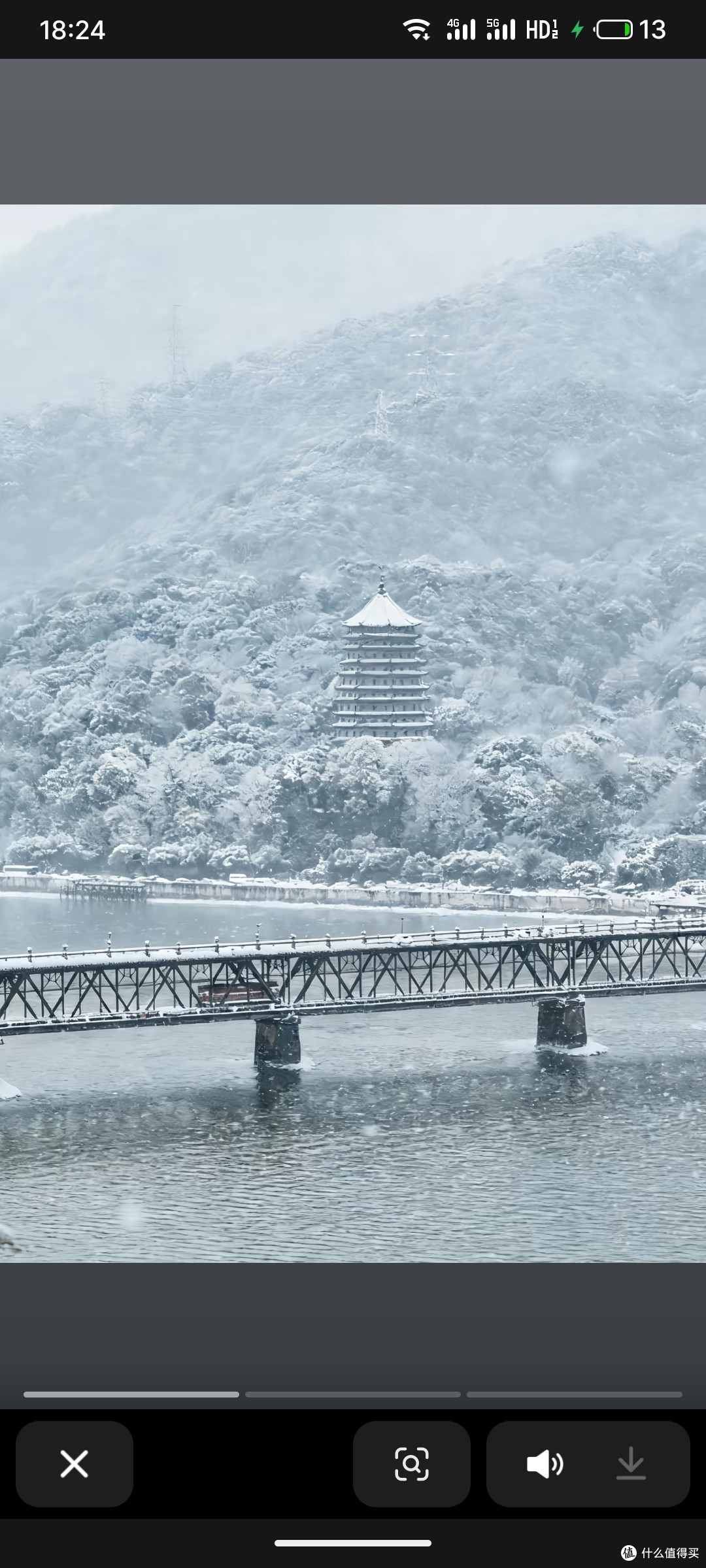 杭州的雪景