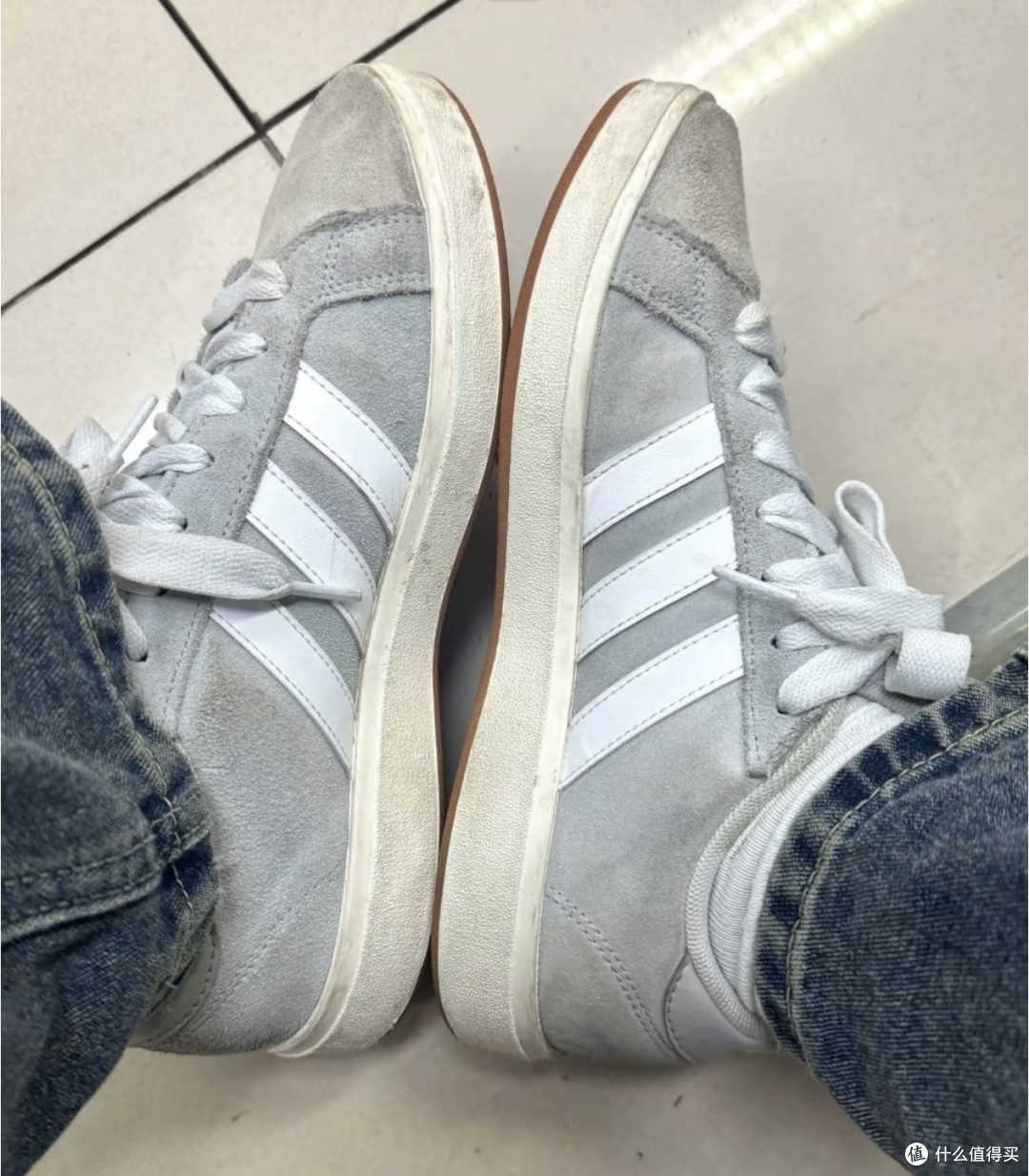 得物入手adidas Grand Court Base 00s,灰白板鞋太香了!