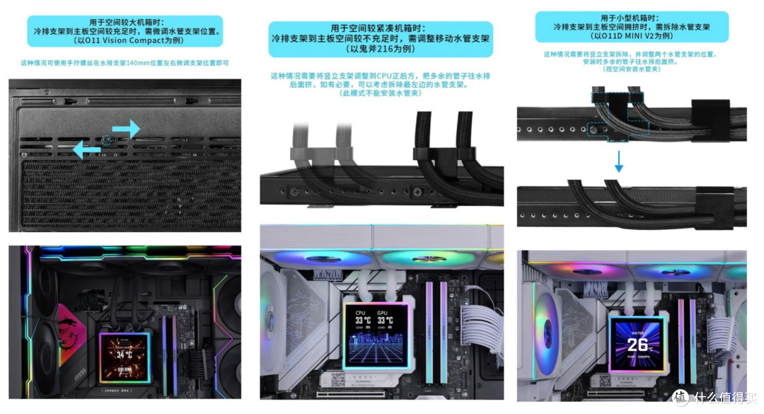告别水冷管乱穿!隐形走线颜值拉满,联力隐流二代方屏水冷实测