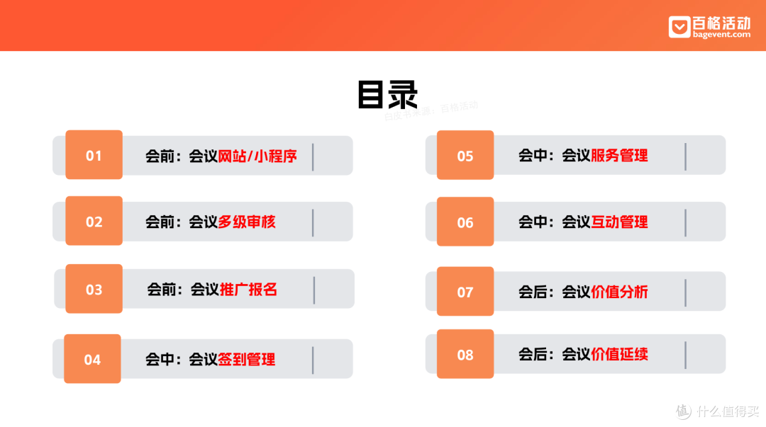 大型会议必看实操干货:百格活动《大型会议管理 & 执行指南》