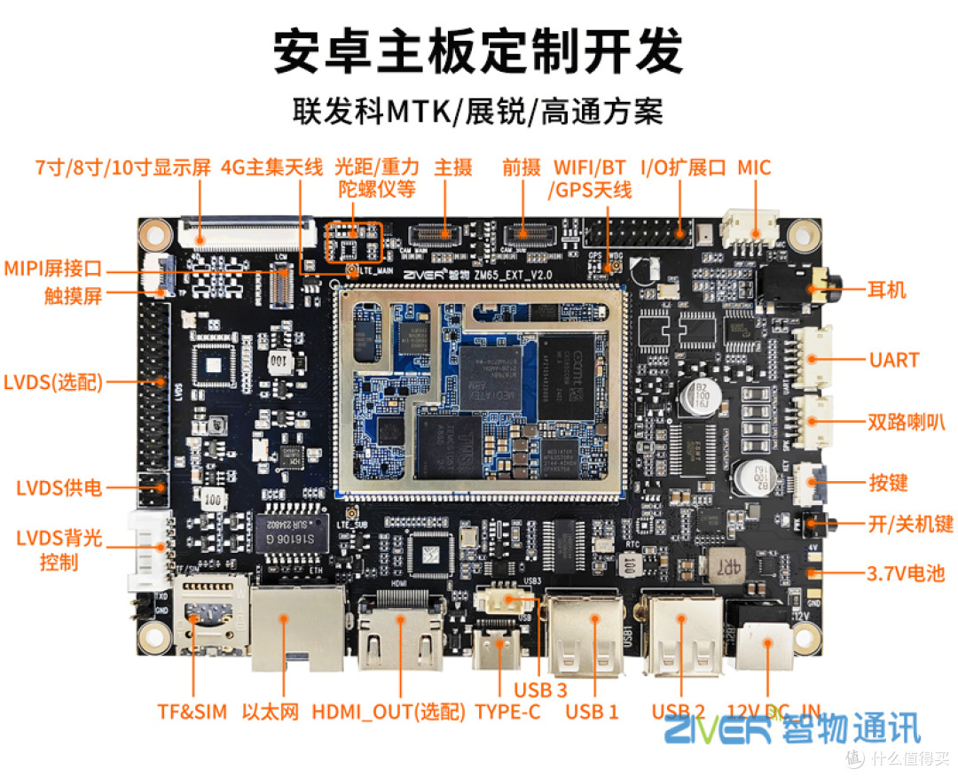 安卓主板定制_MTK联发科Android系统主板PCBA方案开发
