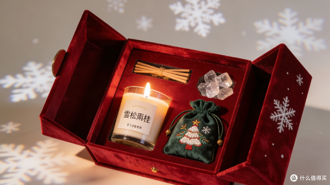 圣诞香薰礼盒:雪夜星光