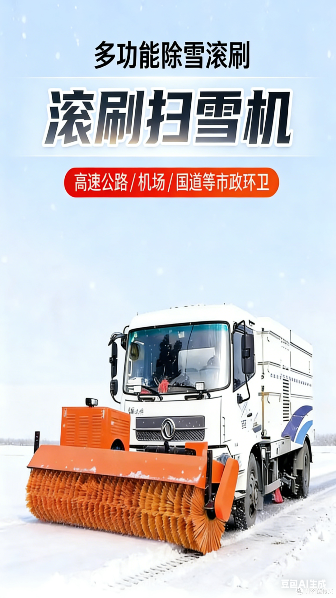 遥控大型扫雪机高效清雪新选择