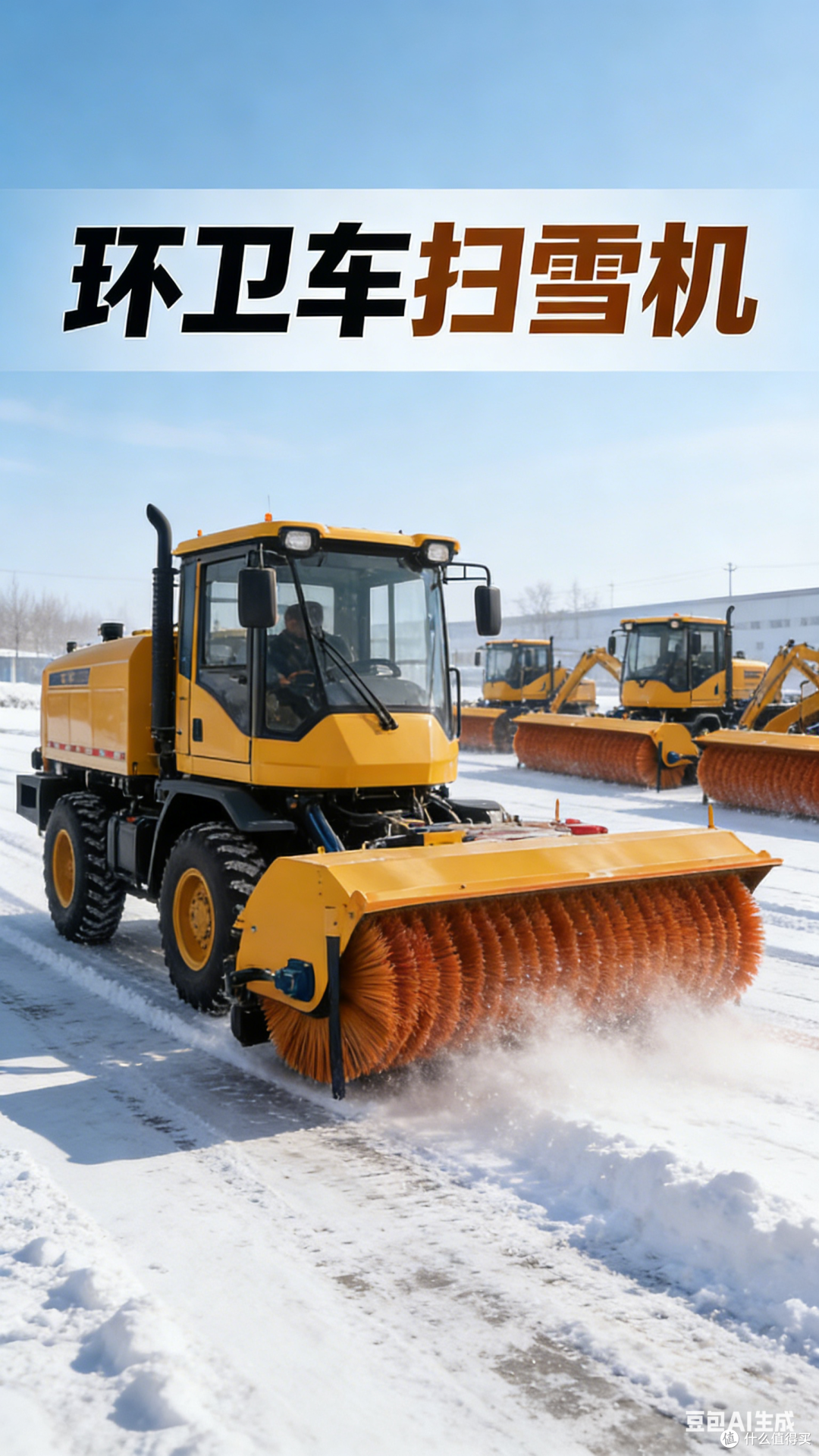 3m大型扫雪机高效清雪神器