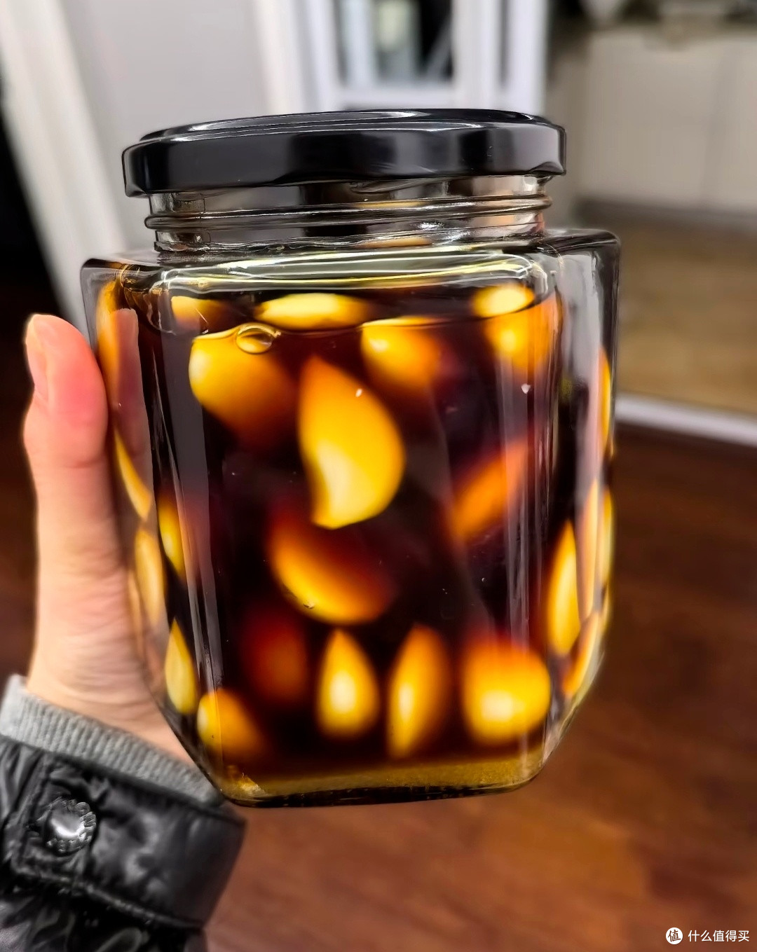 用龙门米醋腌出翡翠腊八蒜！