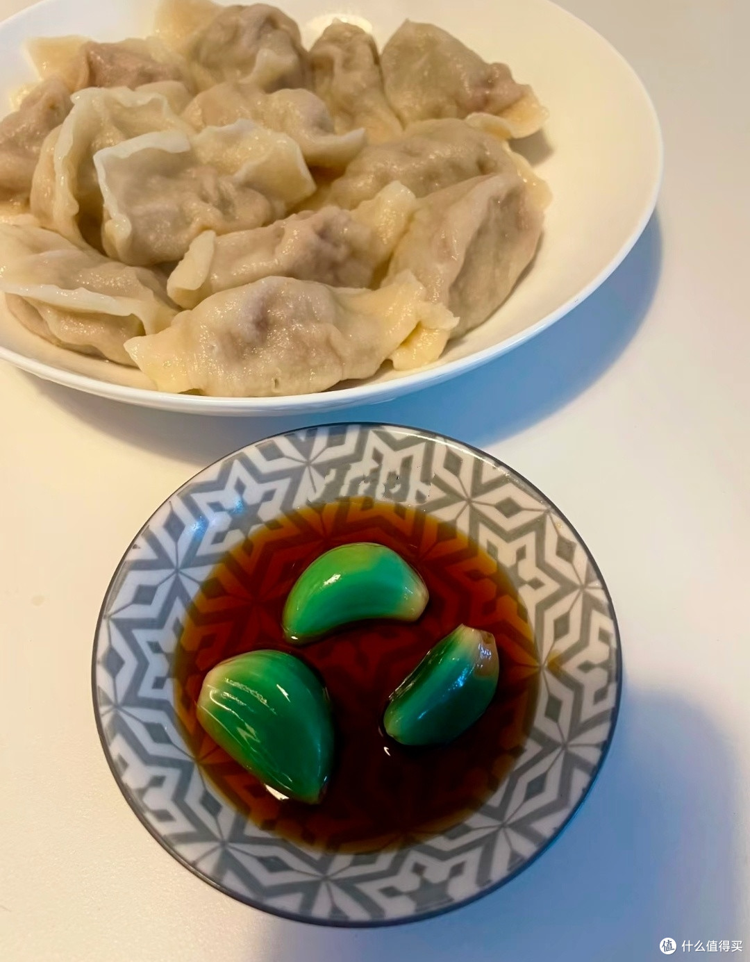 用龙门米醋腌出翡翠腊八蒜！