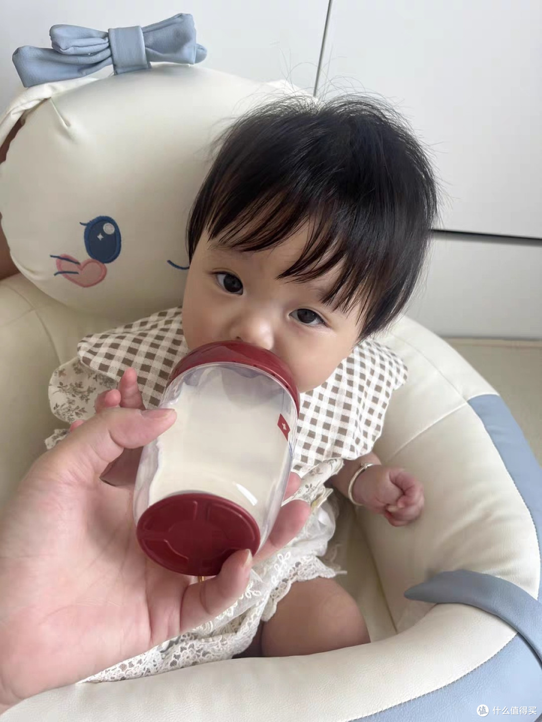 高硼硅玻璃材质防呛防胀气奶瓶