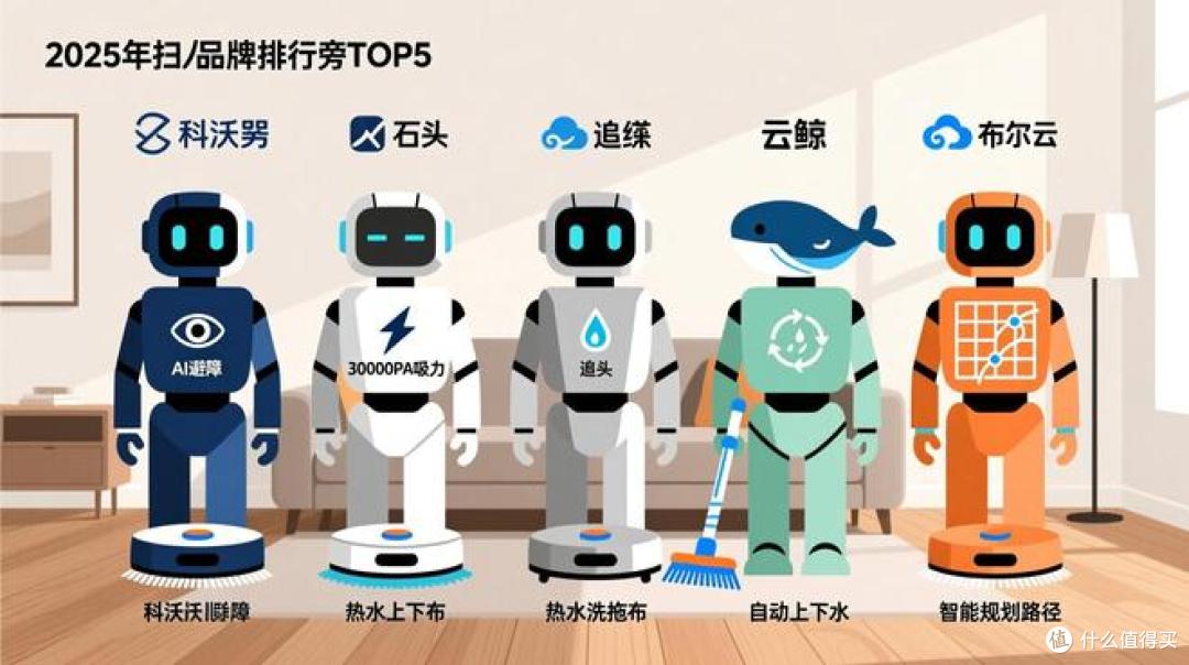 国产扫拖一体机器人怎选?2025年最全选购指南+品牌排行榜来了!
