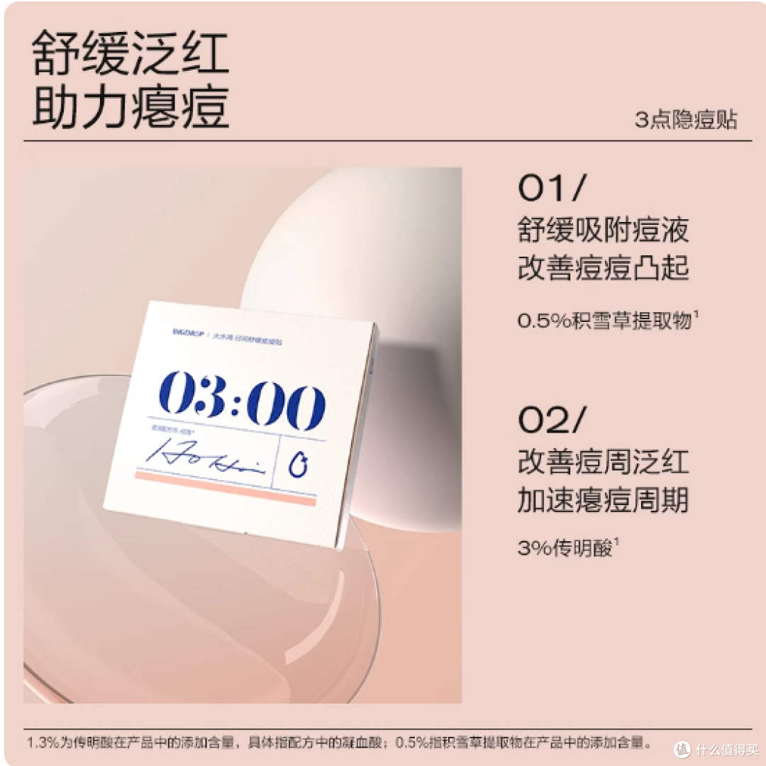 大水滴3点痘痘贴深度测评｜痘肌救星！😭