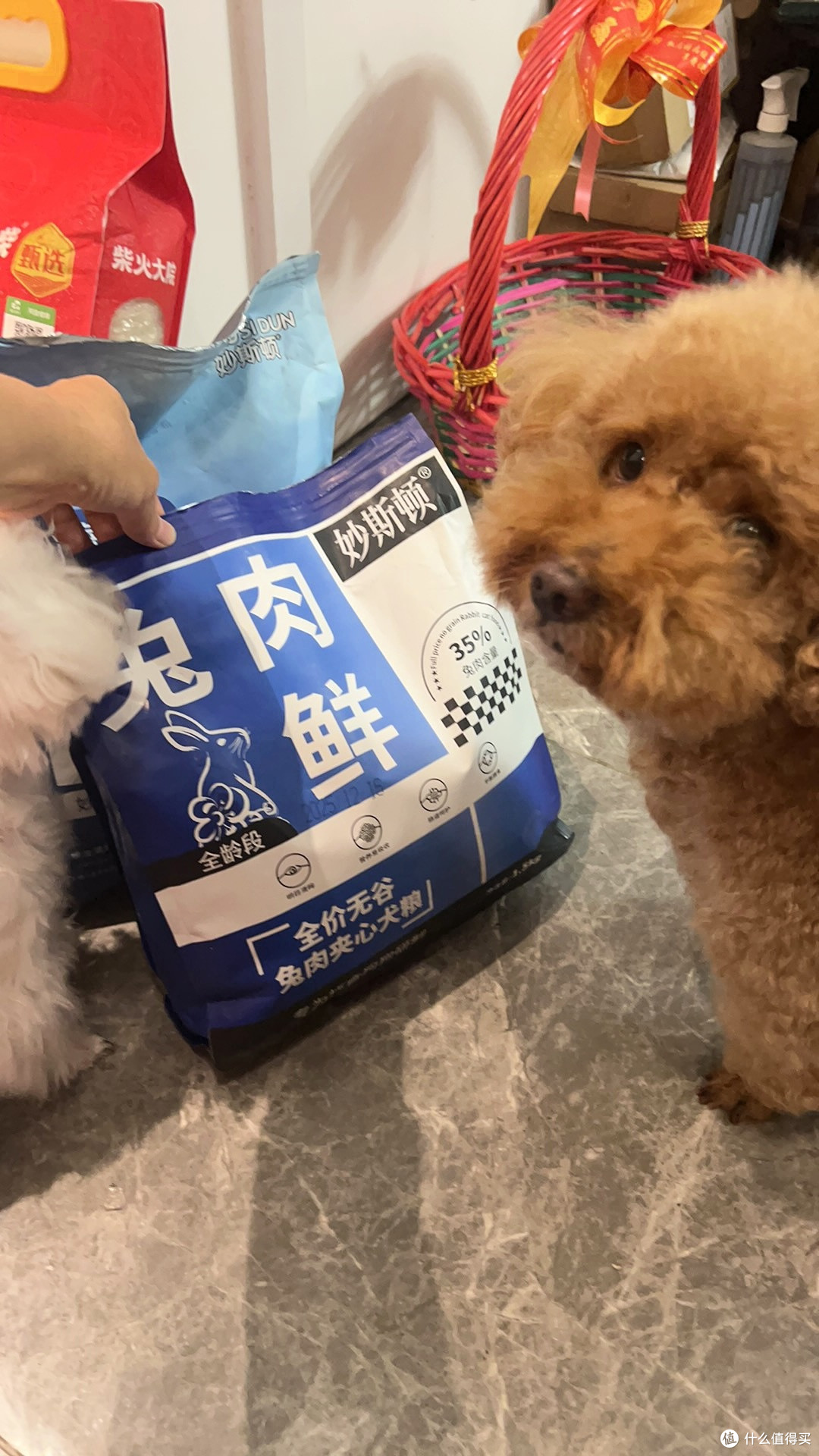 养宠一年小结,狗狗营养新选择,终于买到兔肉夹心狗粮