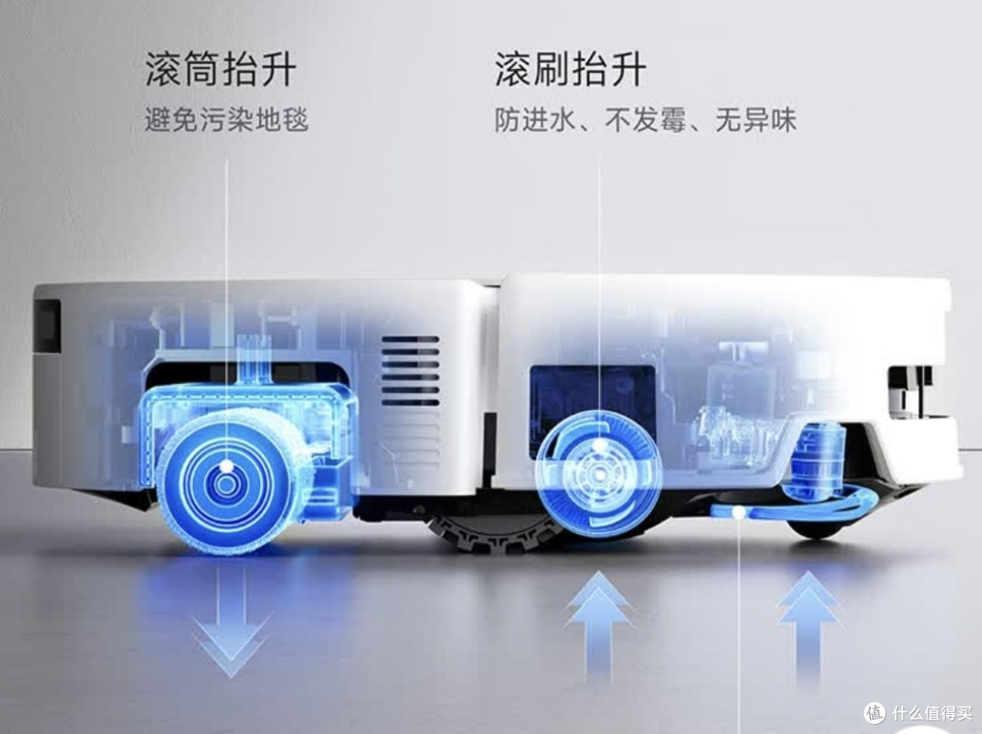 科沃斯上下水版扫地机:150天免动手,热水洗拖真干净!