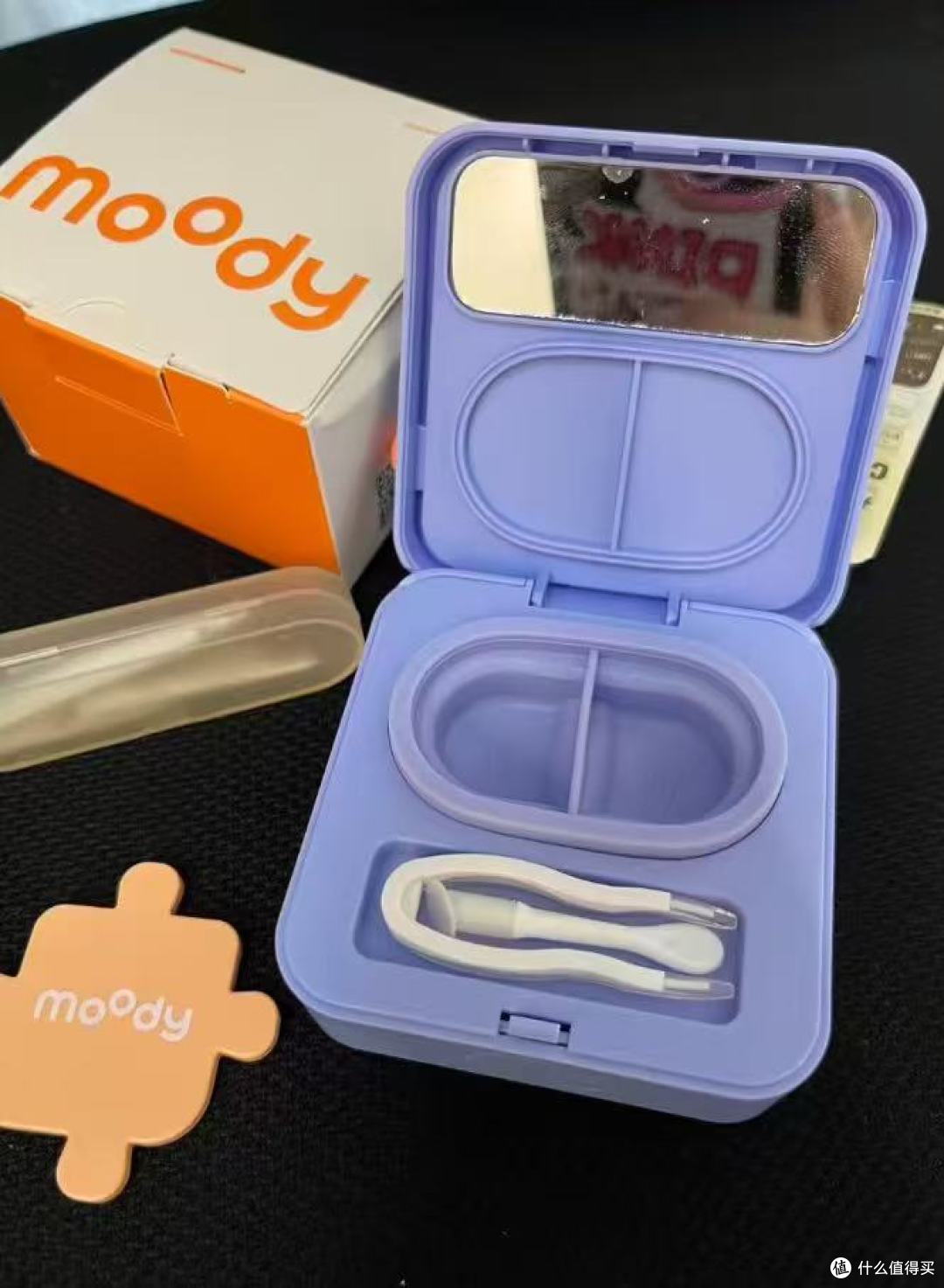 美瞳党狂喜✨moody拼图清洗器!清洁+便携+解压全拿捏