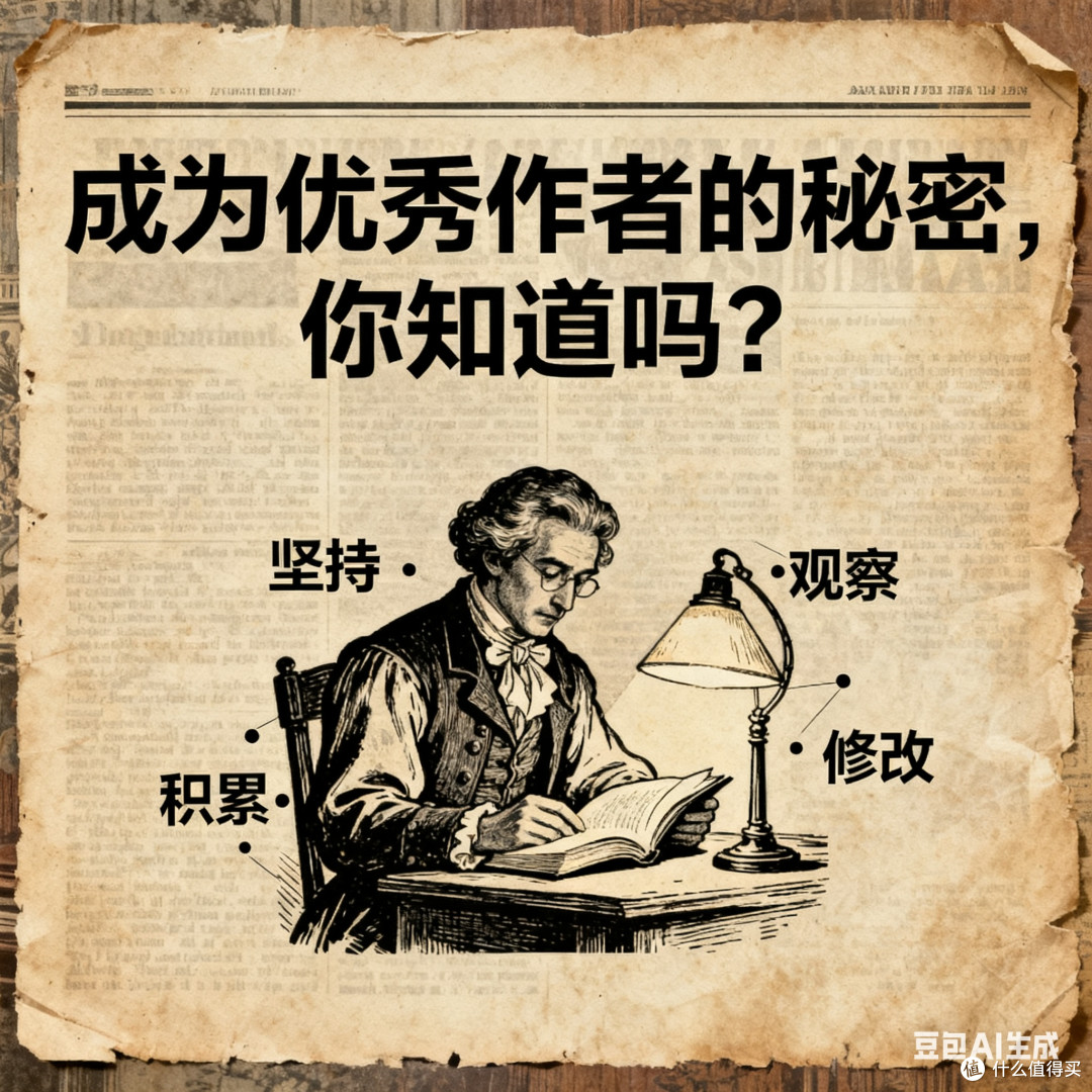 成为优秀作者的秘密,你知道吗?
