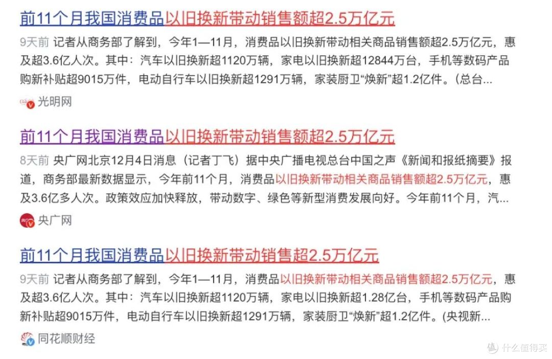 明年"国补"确认,调整优化补贴范围和标准