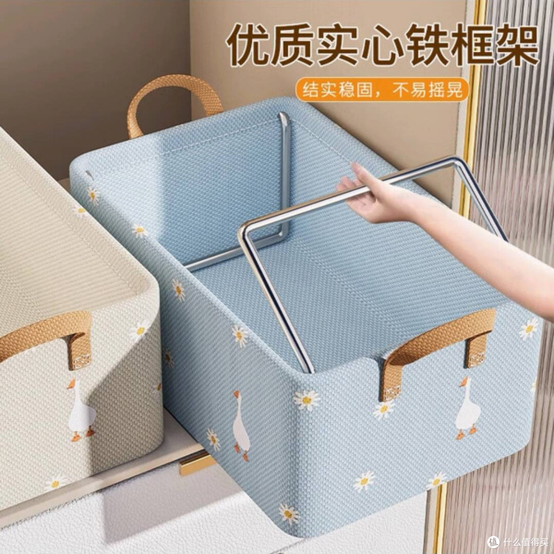 听见时光布艺收纳箱,解锁卧室收纳新魔法