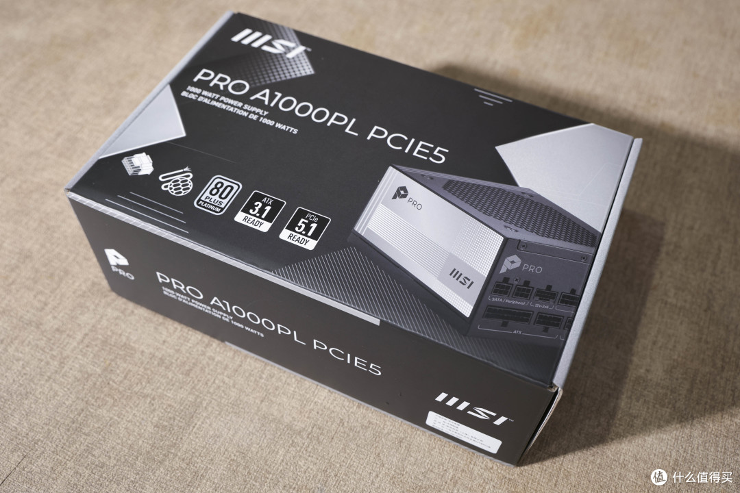 不到700元就能入手1000W白金电源?微星PRO A1000PL PCIE5评测
