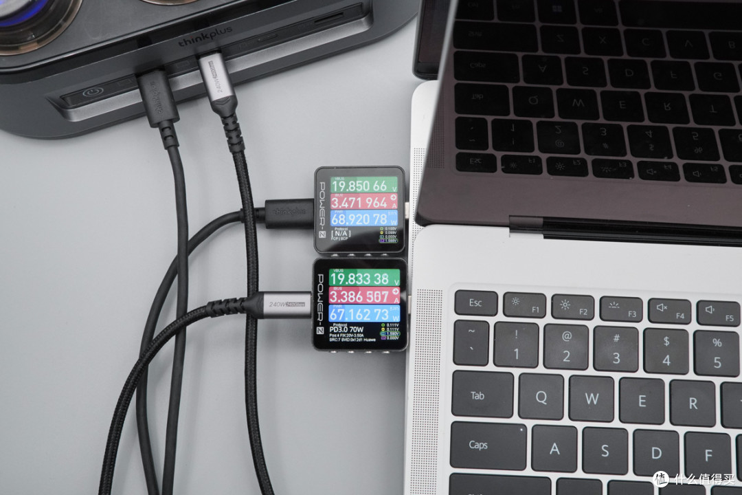 140W PD3.2+多协议兼容,thinkplus 锋行者氮化镓桌面充150W评测