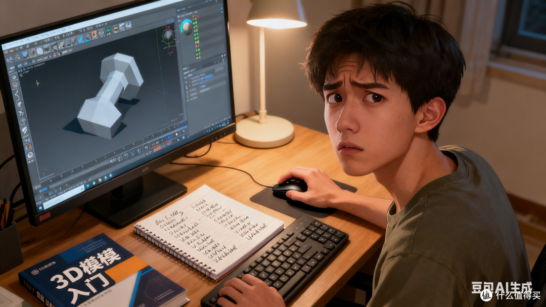 打磨热爱：3D建模初学者的成长