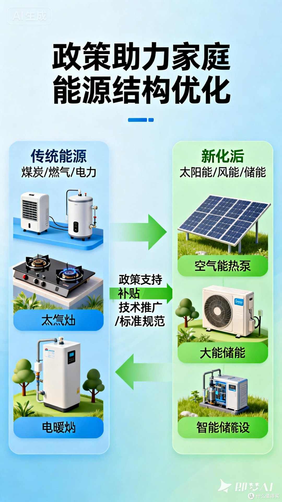 政策助力家庭能源结构优化