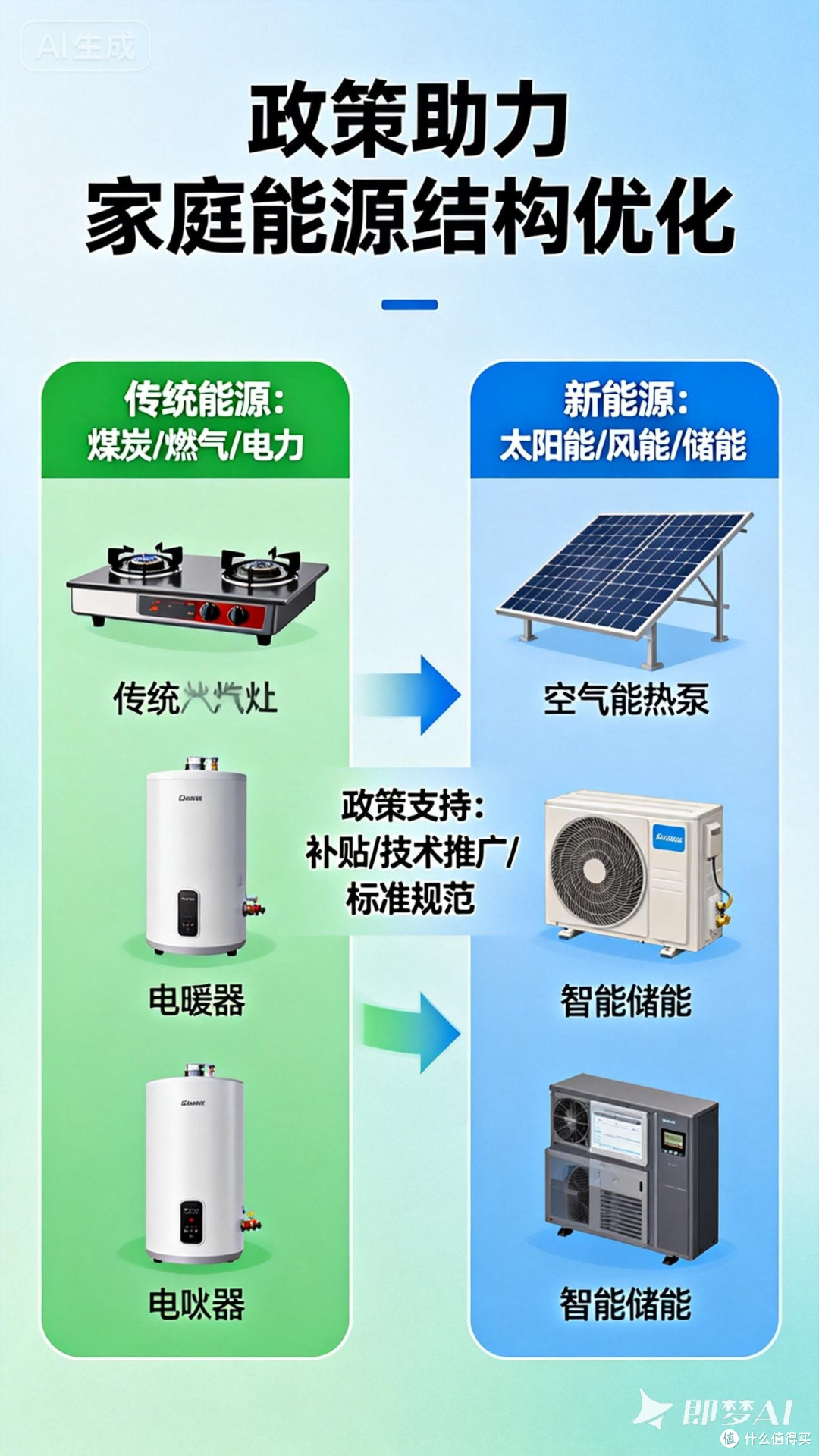 政策助力家庭能源结构优化