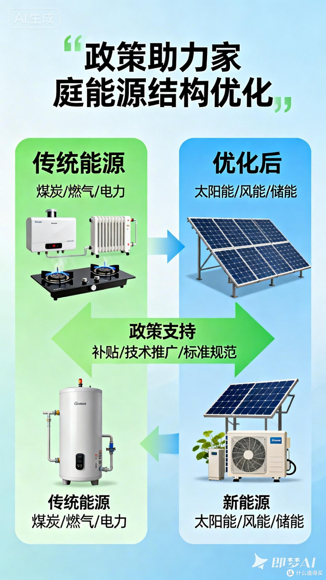 政策助力家庭能源结构优化