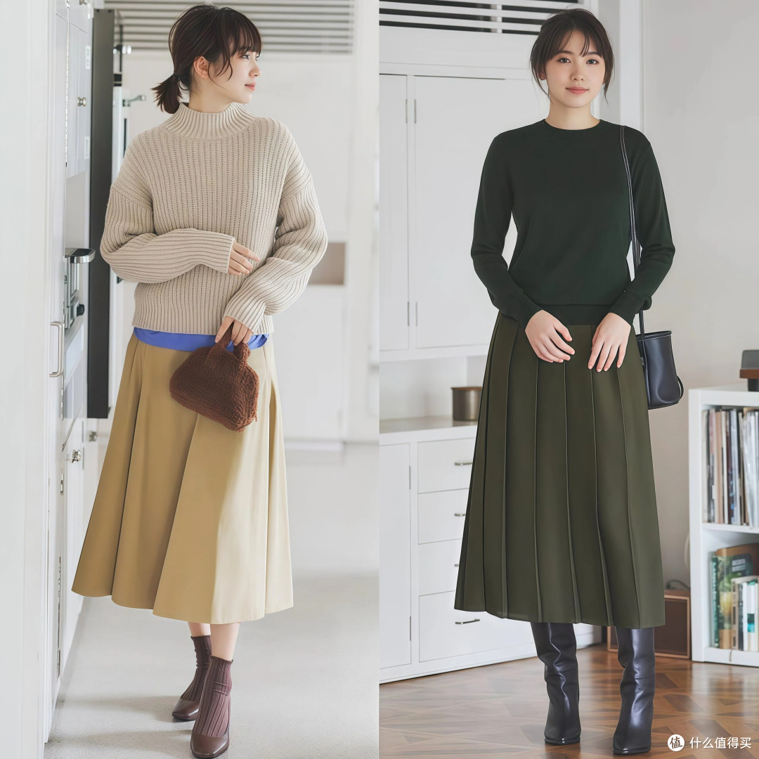 这才是日本女人不显老的原因:头发带微卷、裙子不过膝,洋气高级