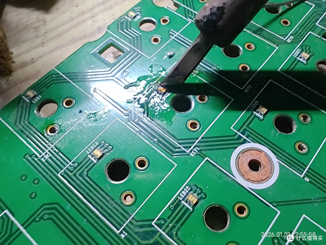 键盘换灯珠——六脚灯珠