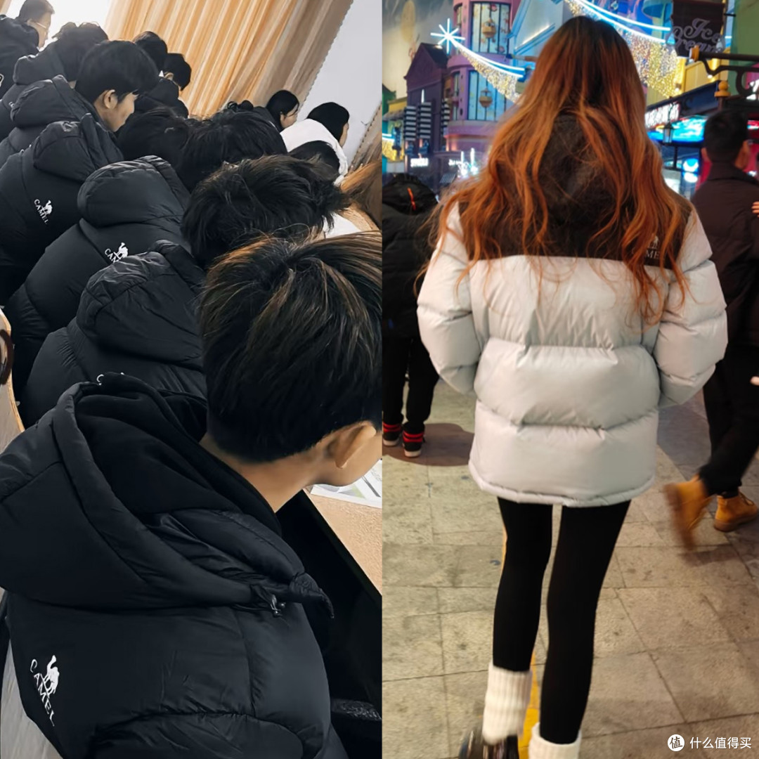 国产羽绒服没人穿骆驼!很多人穿高梵、波司登,在冬季街头很养眼