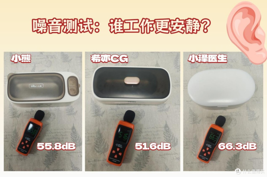 小熊超声波清洗机怎么样?希亦、小泽医生、小熊超声波清洗机横评