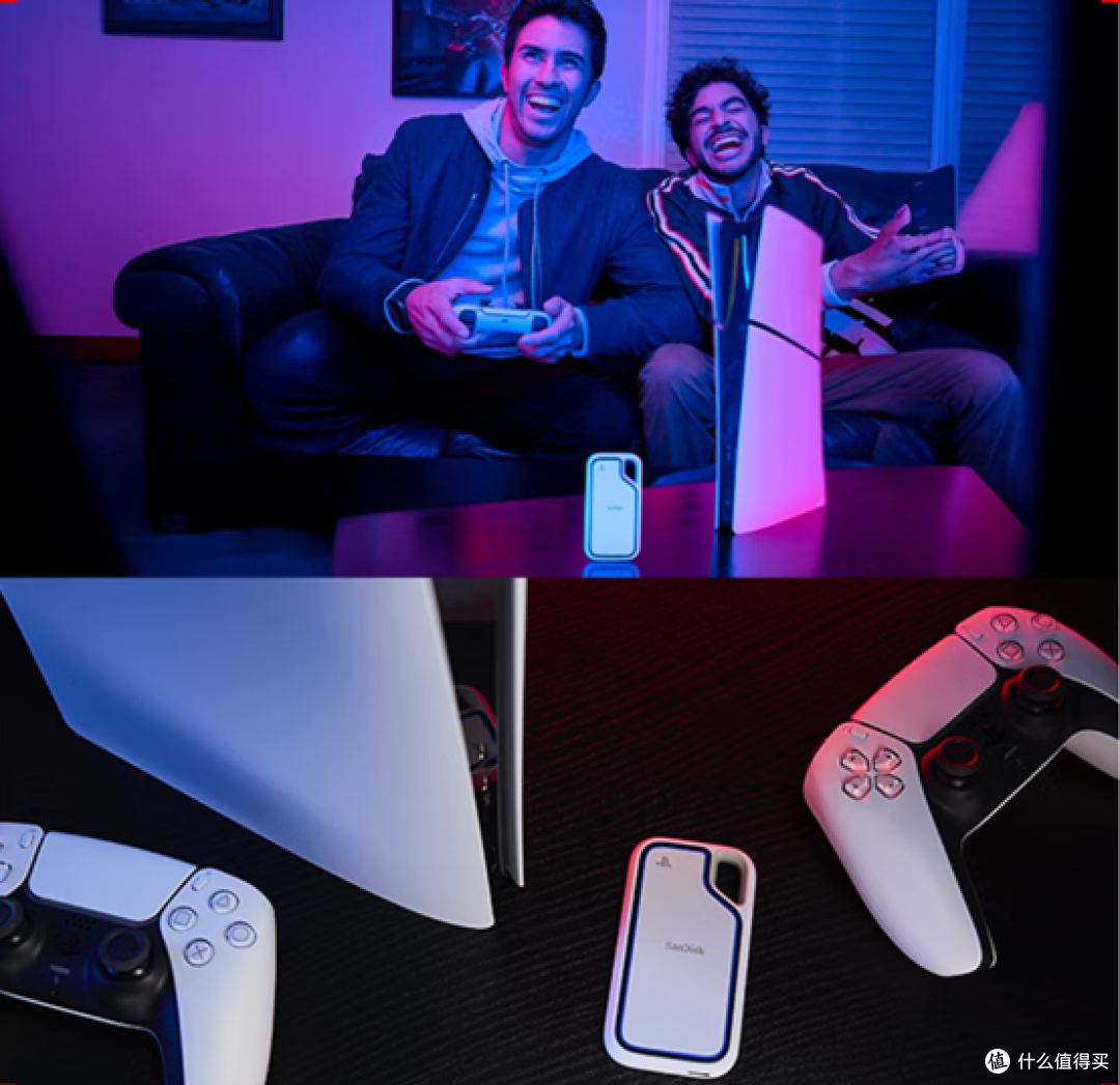 闪迪至尊极速™PS5™授权版移动固态硬盘获年度游戏存储利器