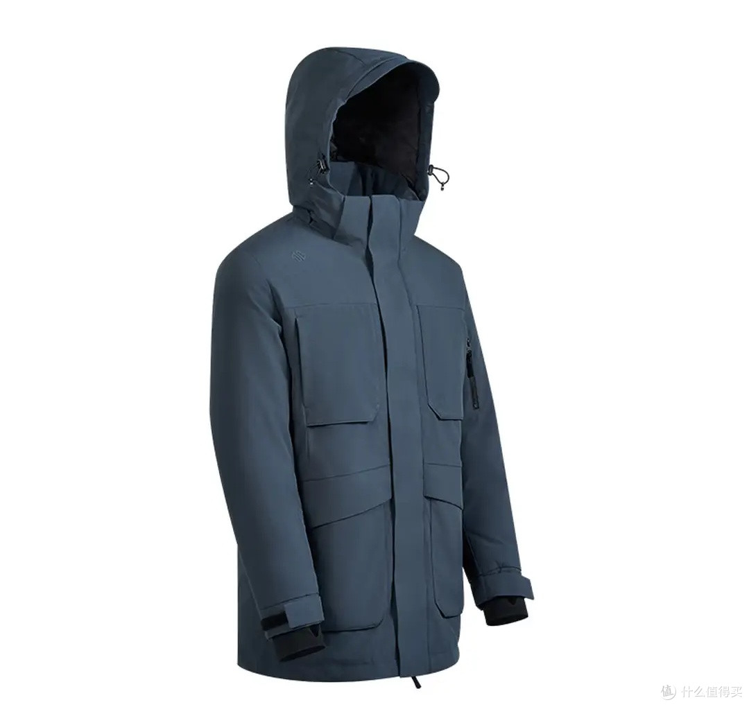 京东京造深海蓝滑雪羽绒服:冬日户外保暖好搭档!