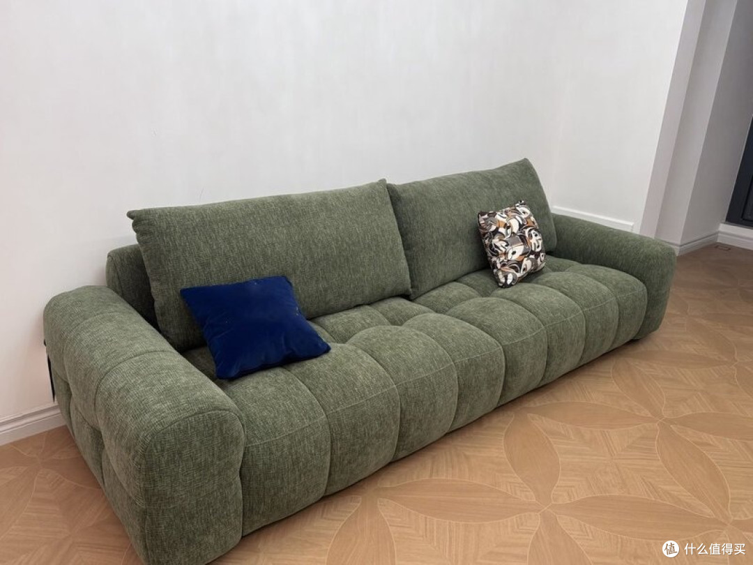 挖到宝!酷比得雪尼尔泡芙沙发,小户型的云朵治愈神器